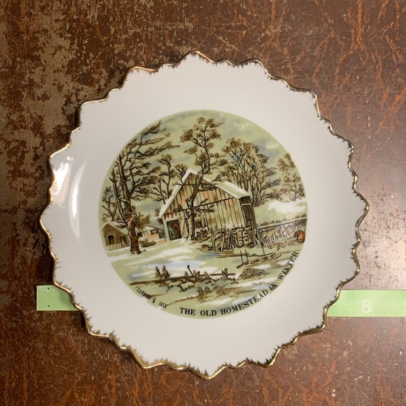 Vintage Currier & Ives for Dan Breckner & Co. Decorative Plate - Picture 5 of 13
